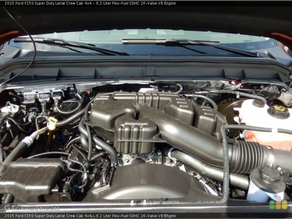 6.2 Liter Flex-Fuel SOHC 16-Valve V8 Engine for the 2015 Ford F250 Super Duty #93888193