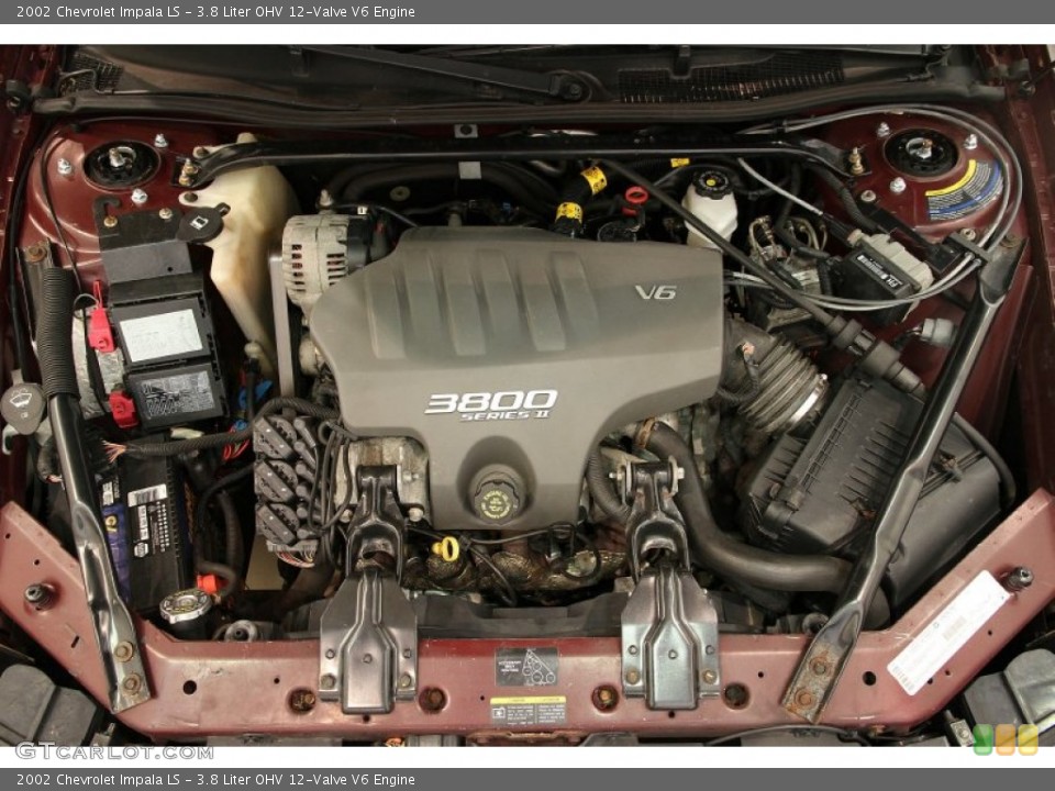 3.8 Liter OHV 12-Valve V6 2002 Chevrolet Impala Engine