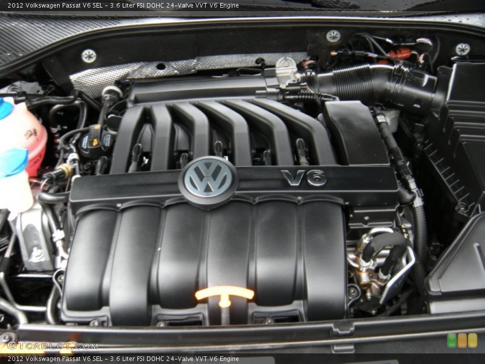 3.6 Liter FSI DOHC 24-Valve VVT V6 Engine for the 2012 Volkswagen Passat #93899870