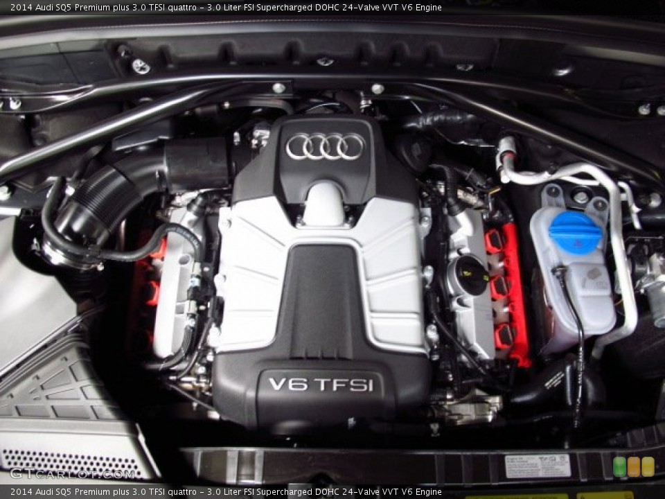 3.0 Liter FSI Supercharged DOHC 24-Valve VVT V6 2014 Audi SQ5 Engine