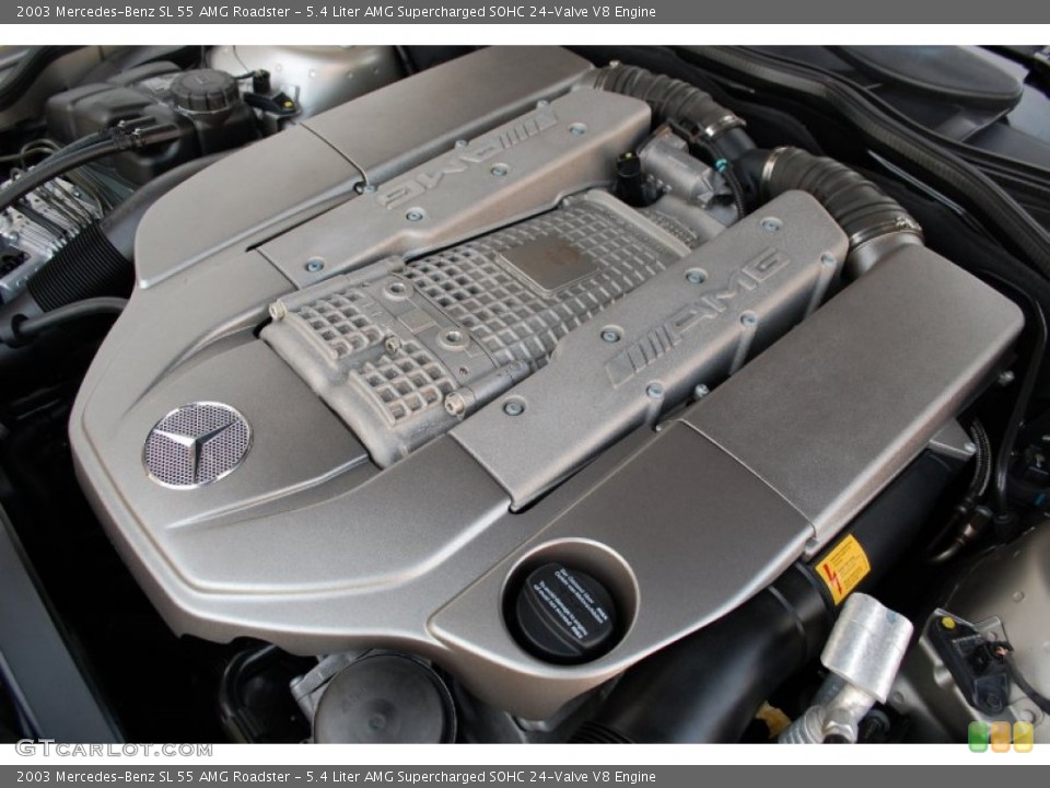 5.4 Liter AMG Supercharged SOHC 24-Valve V8 Engine for the 2003 Mercedes-Benz SL #93934995