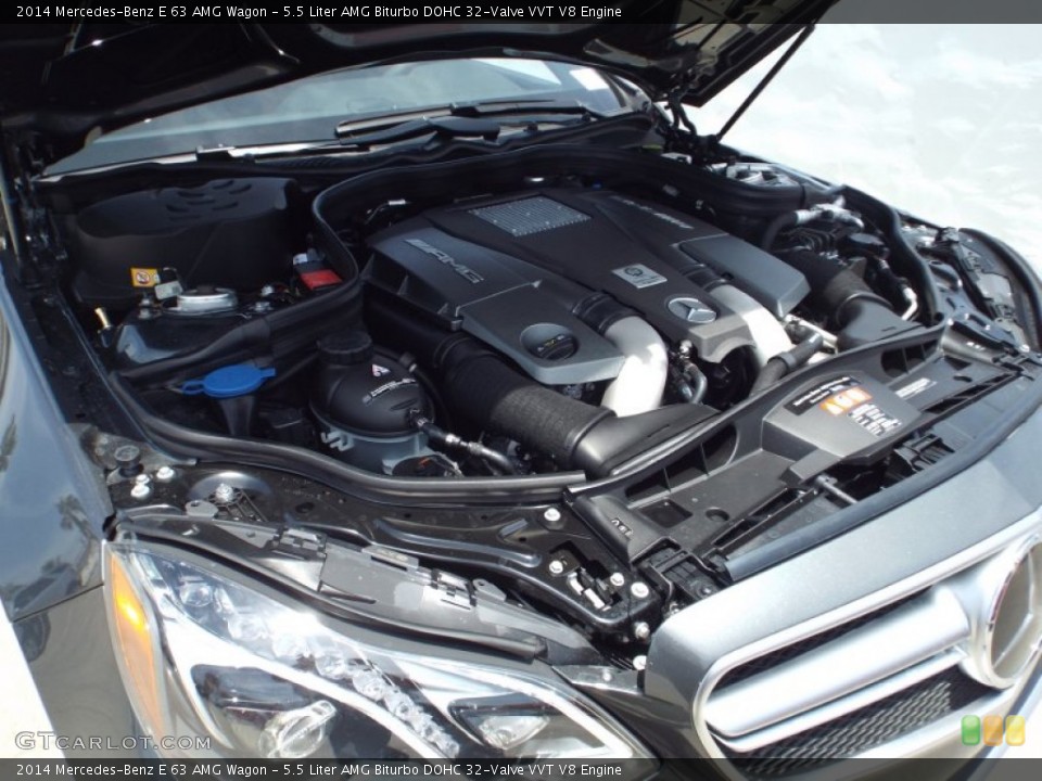 5.5 Liter AMG Biturbo DOHC 32-Valve VVT V8 Engine for the 2014 Mercedes-Benz E #93935358