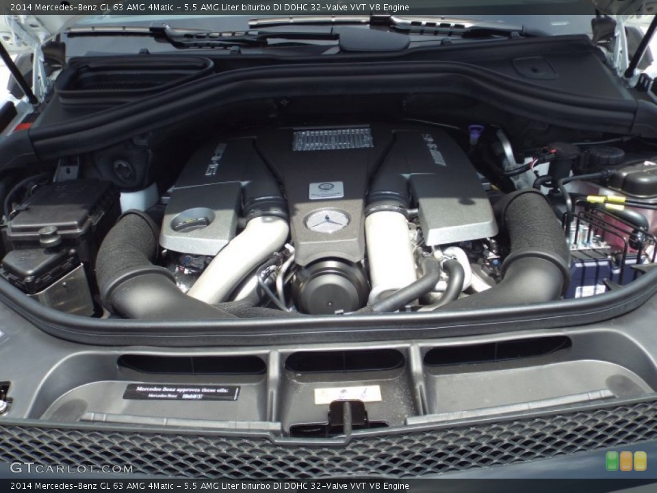 5.5 AMG Liter biturbo DI DOHC 32-Valve VVT V8 Engine for the 2014 Mercedes-Benz GL #93937839