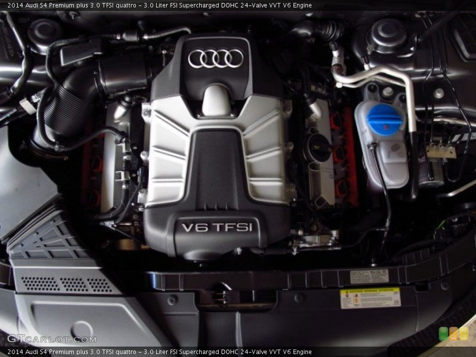 3.0 Liter FSI Supercharged DOHC 24-Valve VVT V6 Engine for the 2014 Audi S4 #93942635
