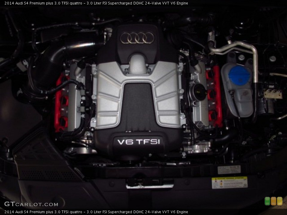 3.0 Liter FSI Supercharged DOHC 24-Valve VVT V6 Engine for the 2014 Audi S4 #93943166