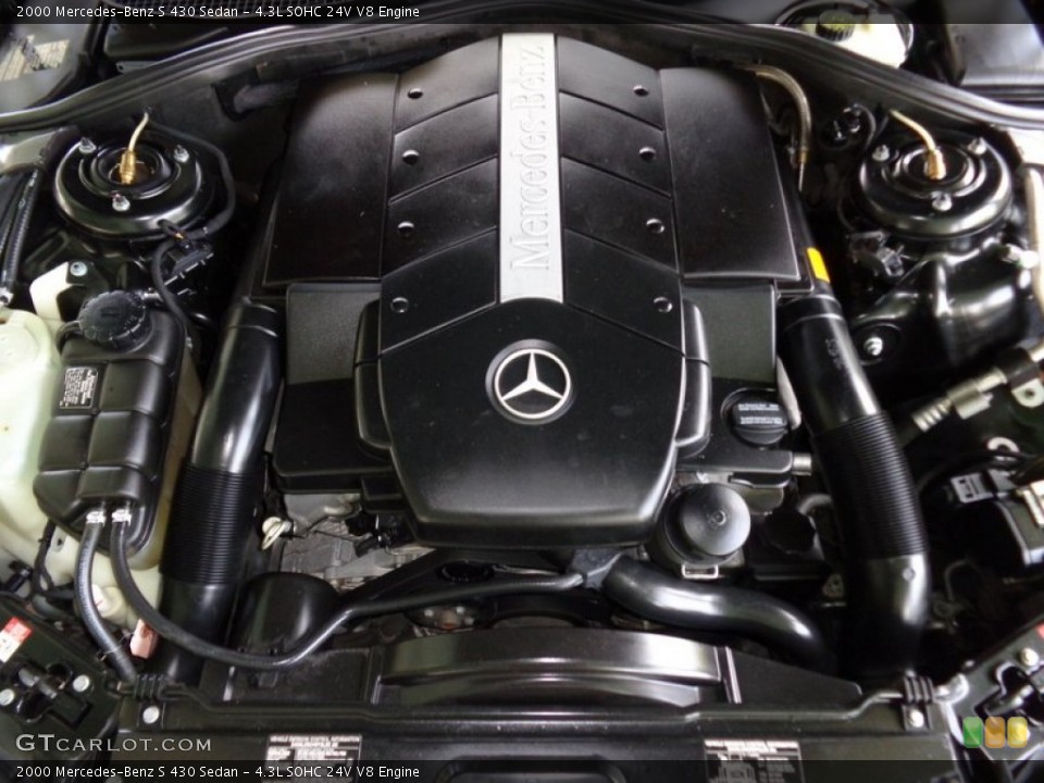 4.3L SOHC 24V V8 2000 Mercedes-Benz S Engine