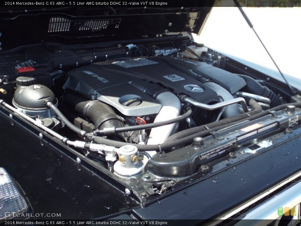 5.5 Liter AMG biturbo DOHC 32-Valve VVT V8 Engine for the 2014 Mercedes-Benz G #93975955