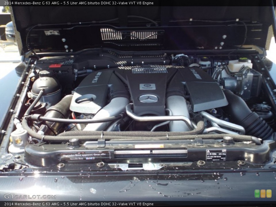 5.5 Liter AMG biturbo DOHC 32-Valve VVT V8 Engine for the 2014 Mercedes-Benz G #93975975