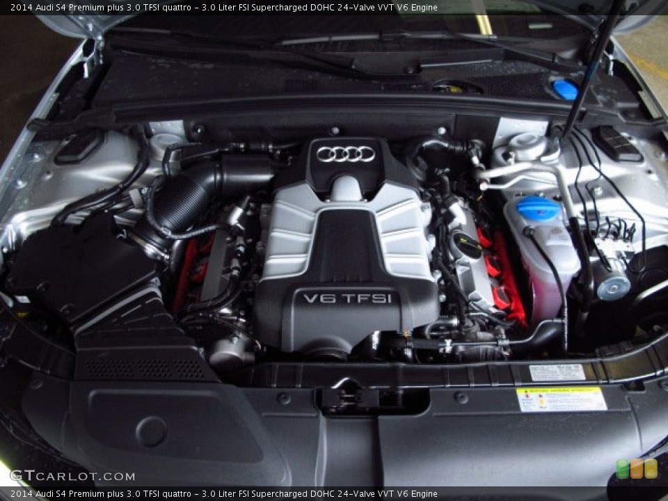 3.0 Liter FSI Supercharged DOHC 24-Valve VVT V6 Engine for the 2014 Audi S4 #94042192