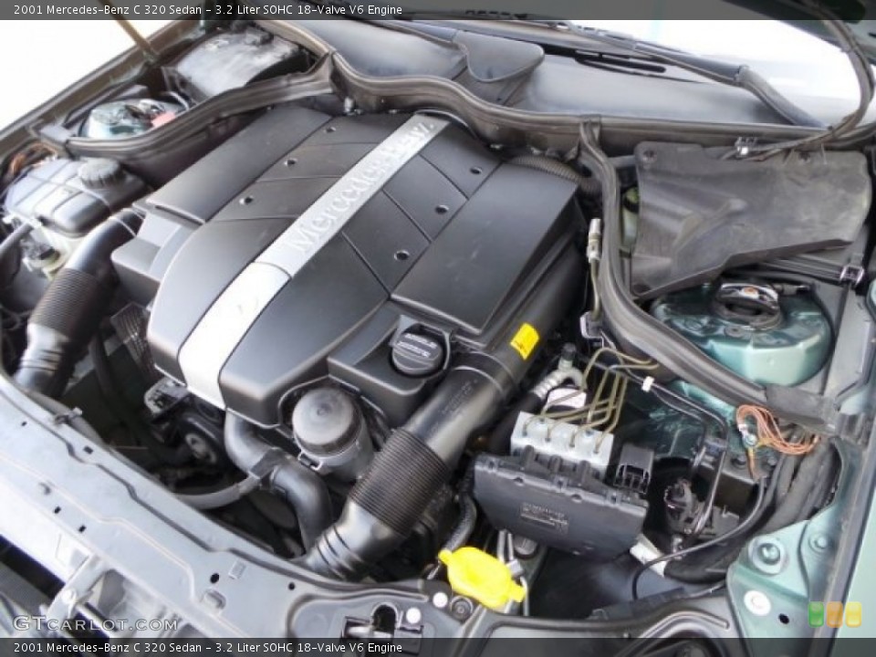 3.2 Liter SOHC 18-Valve V6 Engine for the 2001 Mercedes-Benz C #94049722