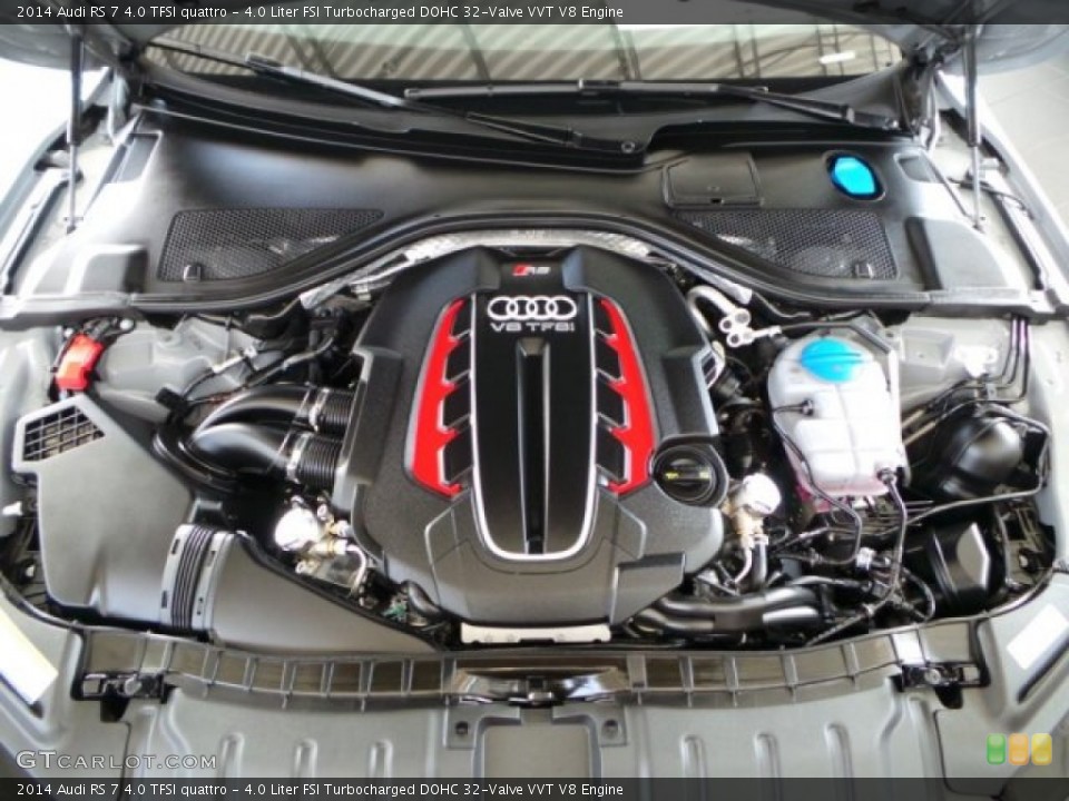 4.0 Liter FSI Turbocharged DOHC 32-Valve VVT V8 Engine for the 2014 Audi RS 7 #94051964