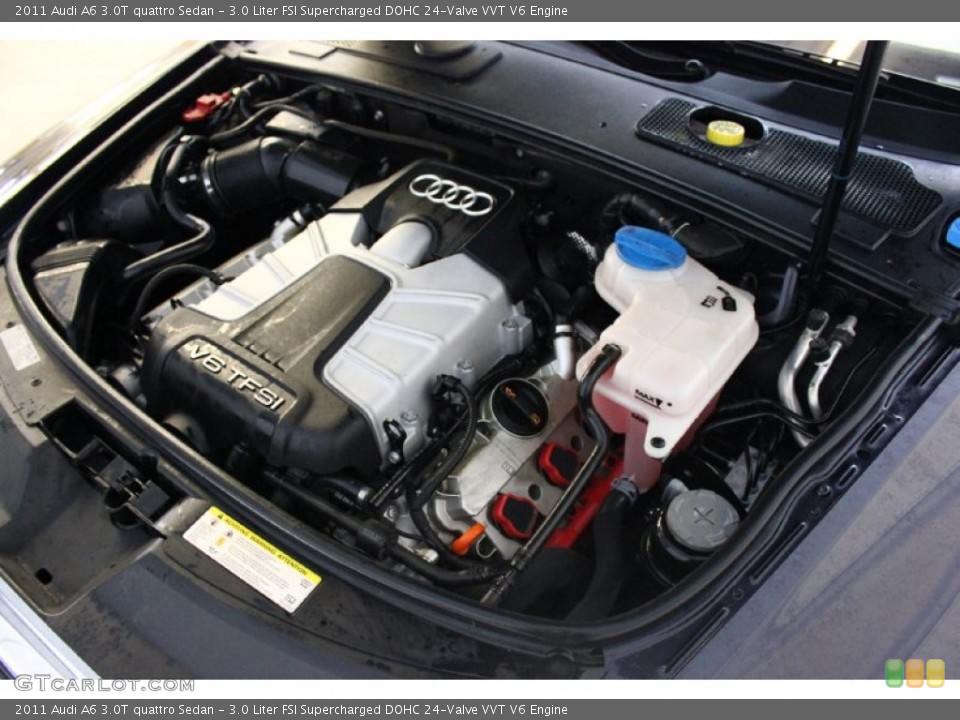3.0 Liter FSI Supercharged DOHC 24-Valve VVT V6 Engine for the 2011 Audi A6 #94057281