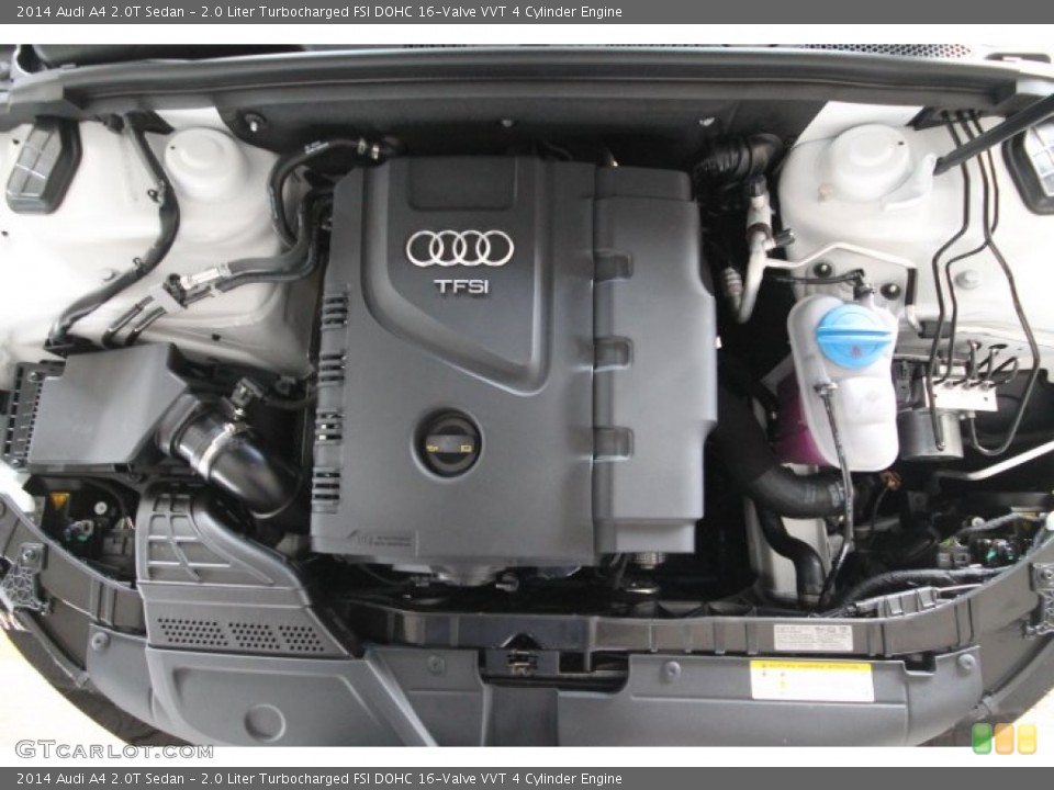 2.0 Liter Turbocharged FSI DOHC 16-Valve VVT 4 Cylinder 2014 Audi A4 Engine