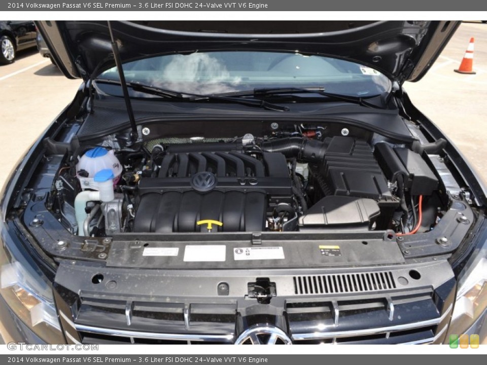 3.6 Liter FSI DOHC 24-Valve VVT V6 Engine for the 2014 Volkswagen Passat #94089582