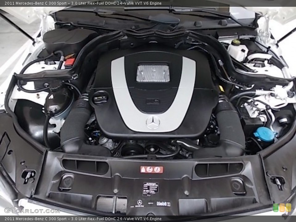 3.0 Liter Flex-Fuel DOHC 24-Valve VVT V6 Engine for the 2011 Mercedes-Benz C #94156785
