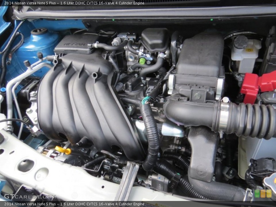 1.6 Liter DOHC CVTCS 16-Valve 4 Cylinder 2014 Nissan Versa Note Engine