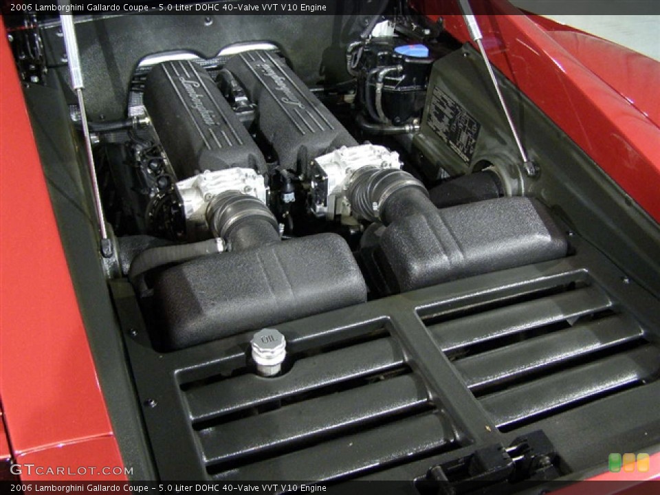 5.0 Liter DOHC 40-Valve VVT V10 Engine for the 2006 Lamborghini Gallardo #94233