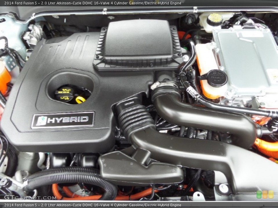 2.0 Liter Atkinson-Cycle DOHC 16-Valve 4 Cylinder Gasoline/Electric Hybrid Engine for the 2014 Ford Fusion #94243787