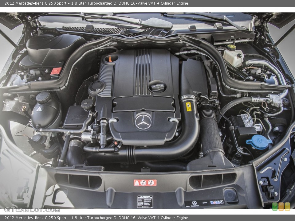 1.8 Liter Turbocharged DI DOHC 16-Valve VVT 4 Cylinder Engine for the 2012 Mercedes-Benz C #94277096