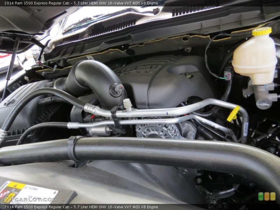 5.7 Liter HEMI OHV 16-Valve VVT MDS V8 Engine for the 2014 Ram 1500 #94294448