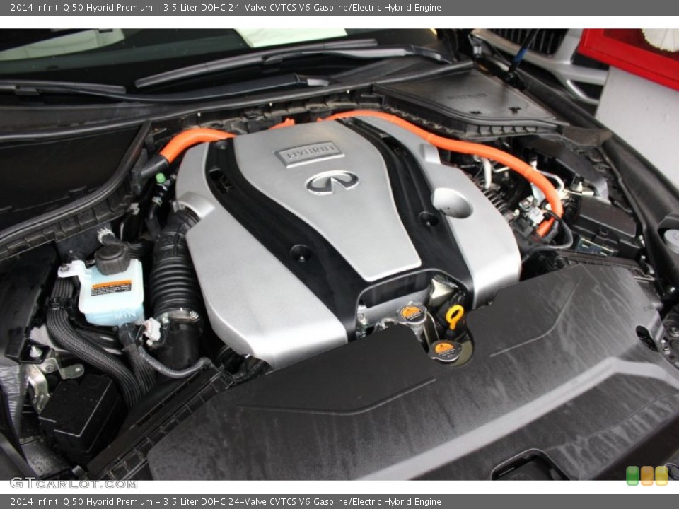 3.5 Liter DOHC 24-Valve CVTCS V6 Gasoline/Electric Hybrid Engine for the 2014 Infiniti Q #94301219