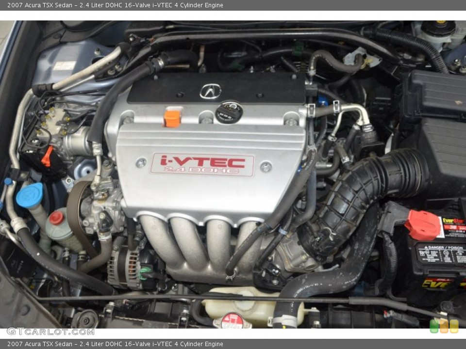 2.4 Liter DOHC 16-Valve i-VTEC 4 Cylinder 2007 Acura TSX Engine