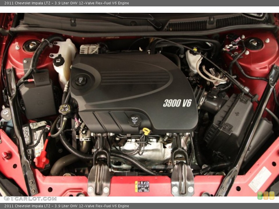 3.9 Liter OHV 12-Valve Flex-Fuel V6 Engine for the 2011 Chevrolet Impala #94338519