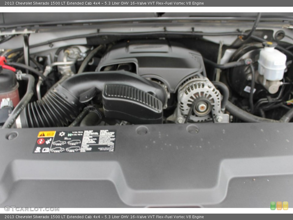 5.3 Liter OHV 16-Valve VVT Flex-Fuel Vortec V8 Engine for the 2013 Chevrolet Silverado 1500 #94345131