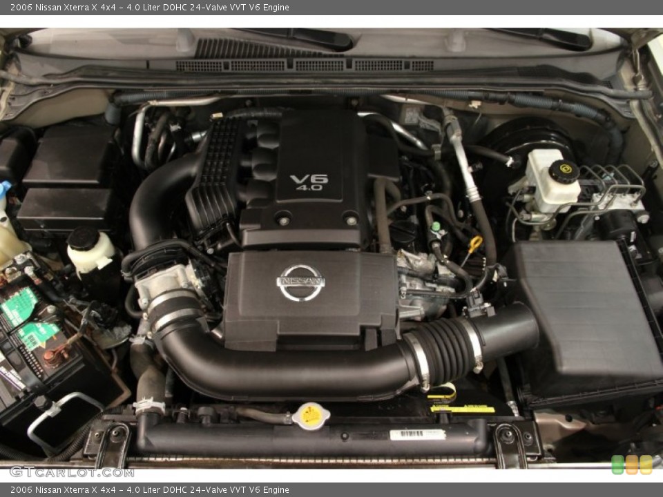 4.0 Liter DOHC 24-Valve VVT V6 Engine for the 2006 Nissan Xterra #94349442