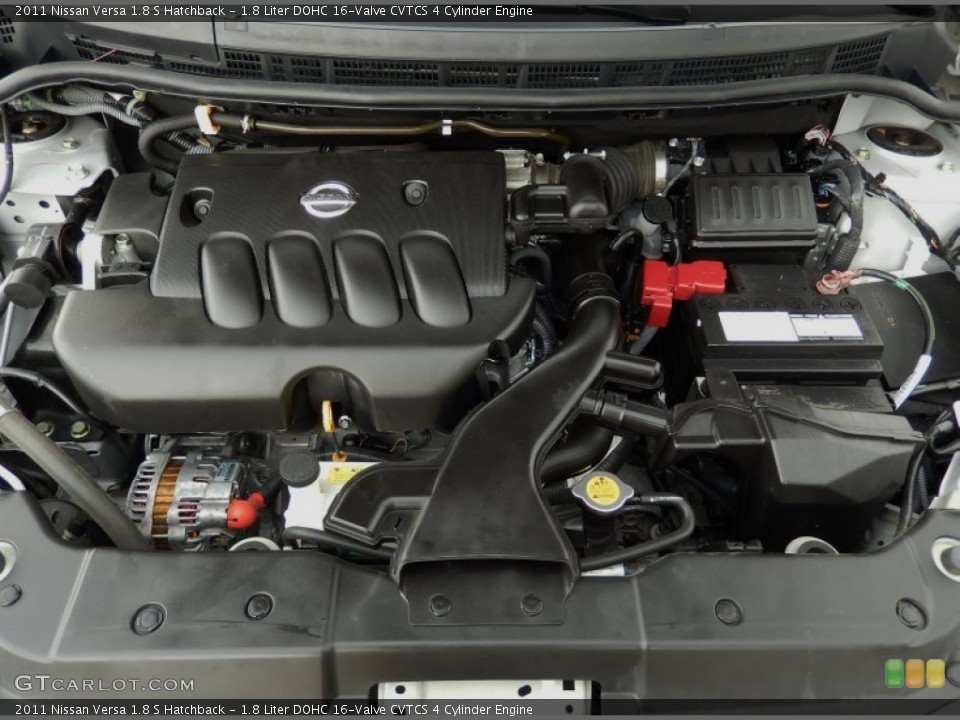 1.8 Liter DOHC 16-Valve CVTCS 4 Cylinder 2011 Nissan Versa Engine