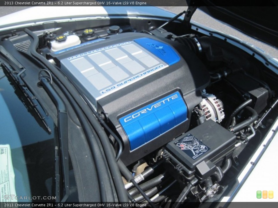 6.2 Liter Supercharged OHV 16-Valve LS9 V8 Engine for the 2013 Chevrolet Corvette #94362911