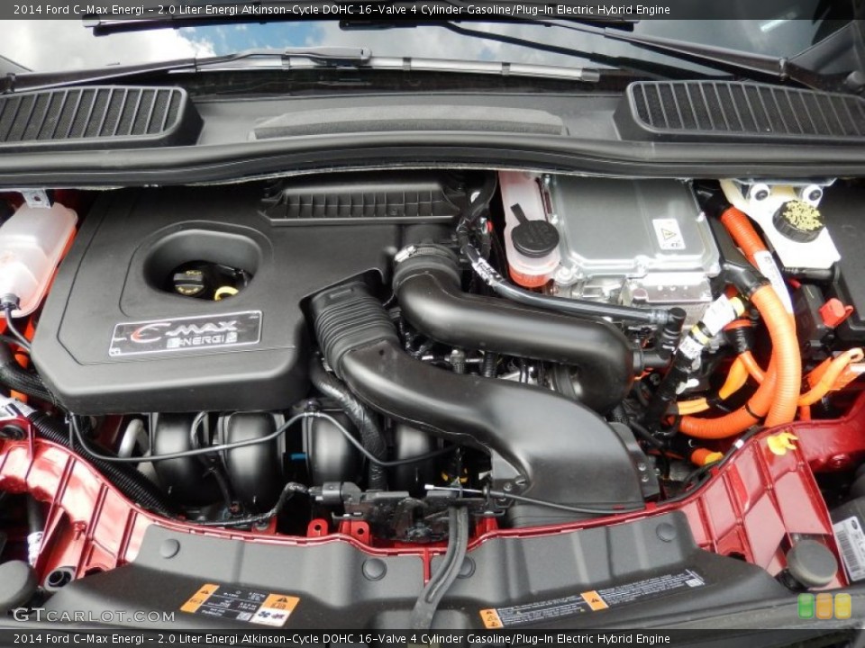 2.0 Liter Energi Atkinson-Cycle DOHC 16-Valve 4 Cylinder Gasoline/Plug-In Electric Hybrid Engine for the 2014 Ford C-Max #94375673