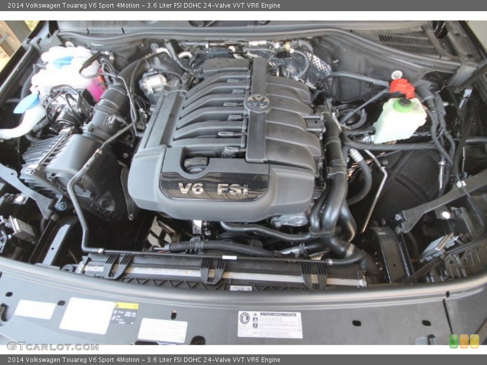 3.6 Liter FSI DOHC 24-Valve VVT VR6 Engine for the 2014 Volkswagen Touareg #94377529
