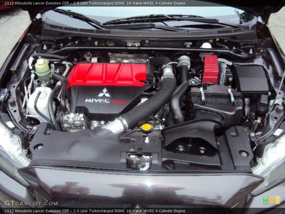 2.0 Liter Turbocharged DOHC 16-Valve MIVEC 4 Cylinder Engine for the 2012 Mitsubishi Lancer Evolution #94420666