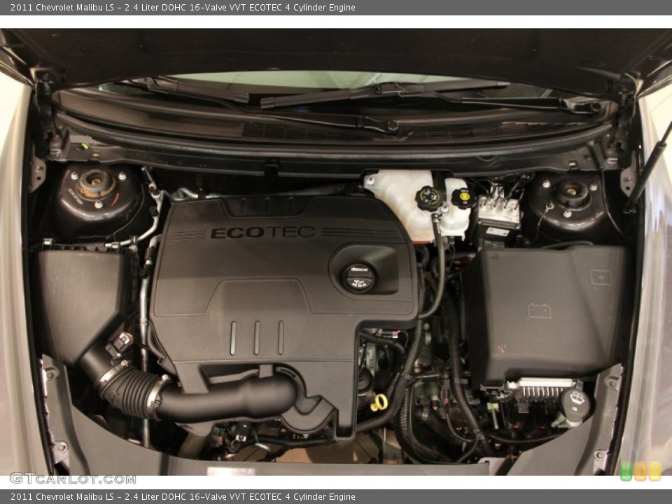 2.4 Liter DOHC 16-Valve VVT ECOTEC 4 Cylinder 2011 Chevrolet Malibu Engine