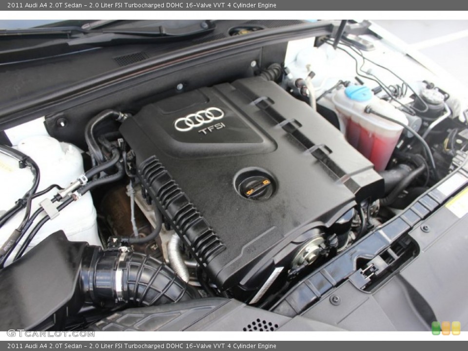 2.0 Liter FSI Turbocharged DOHC 16-Valve VVT 4 Cylinder 2011 Audi A4 Engine