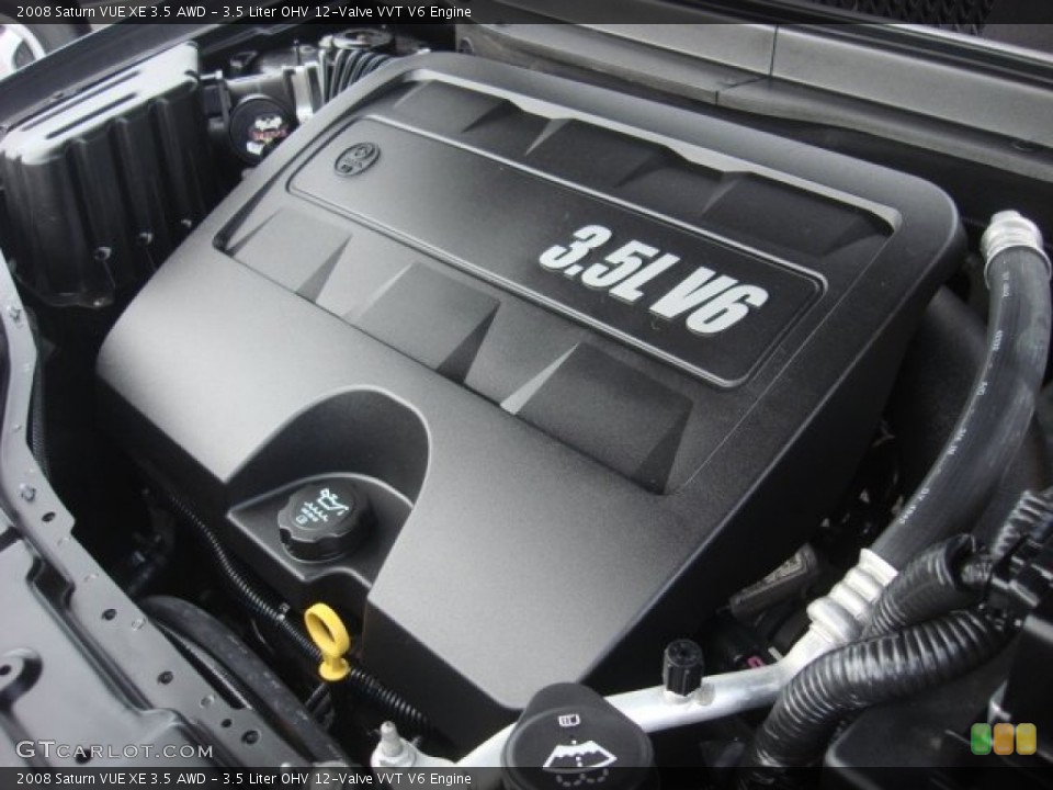 3.5 Liter OHV 12-Valve VVT V6 2008 Saturn VUE Engine