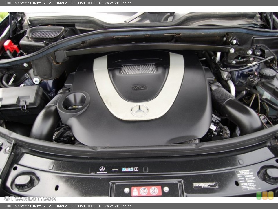 5.5 Liter DOHC 32-Valve V8 2008 Mercedes-Benz GL Engine