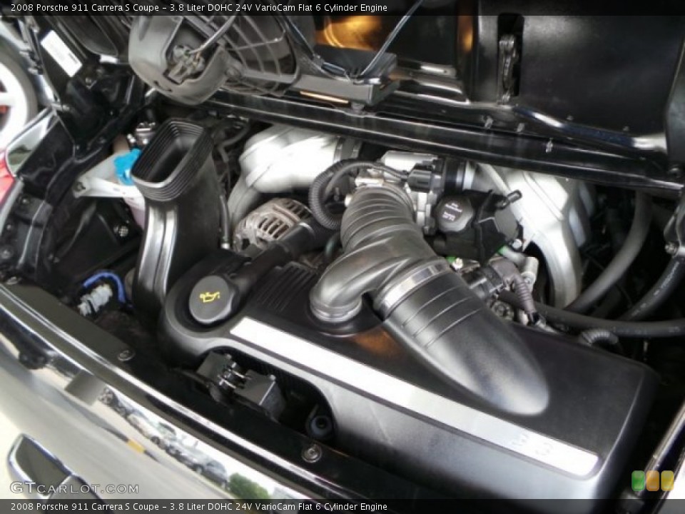 3.8 Liter DOHC 24V VarioCam Flat 6 Cylinder Engine for the 2008 Porsche 911 #94520496