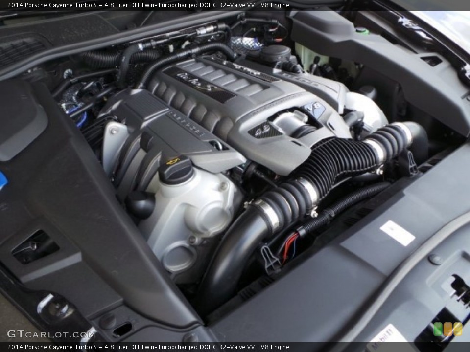 4.8 Liter DFI Twin-Turbocharged DOHC 32-Valve VVT V8 Engine for the 2014 Porsche Cayenne #94522128