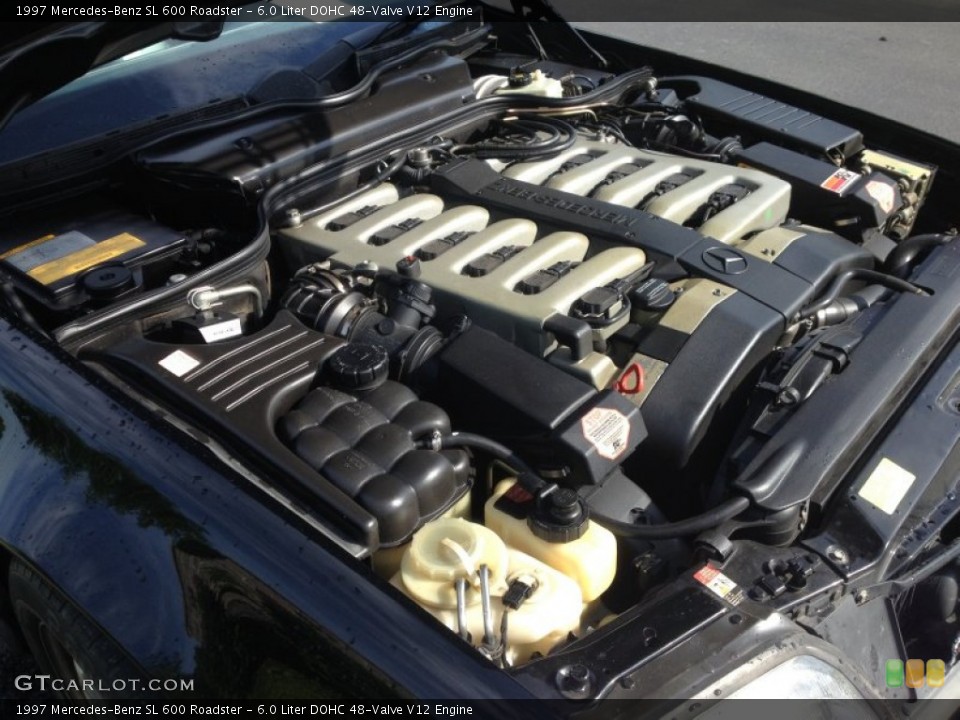 6.0 Liter DOHC 48-Valve V12 Engine for the 1997 Mercedes-Benz SL #94542090