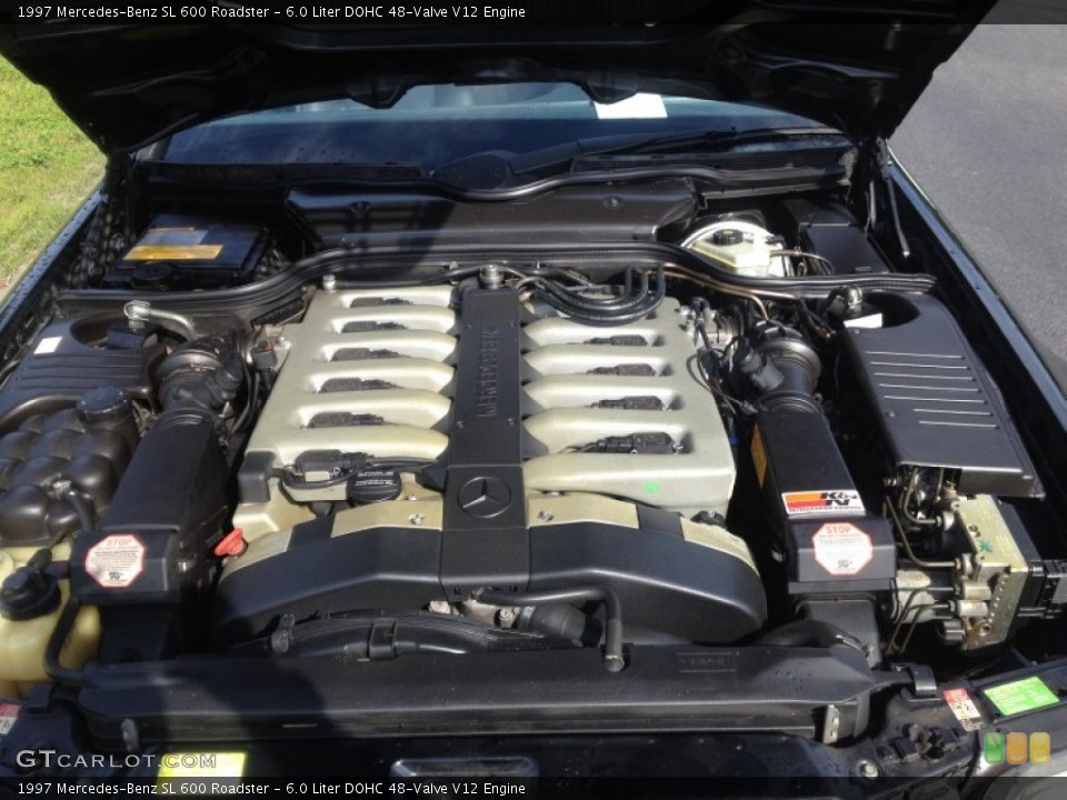 6.0 Liter DOHC 48-Valve V12 Engine for the 1997 Mercedes-Benz SL #94542108