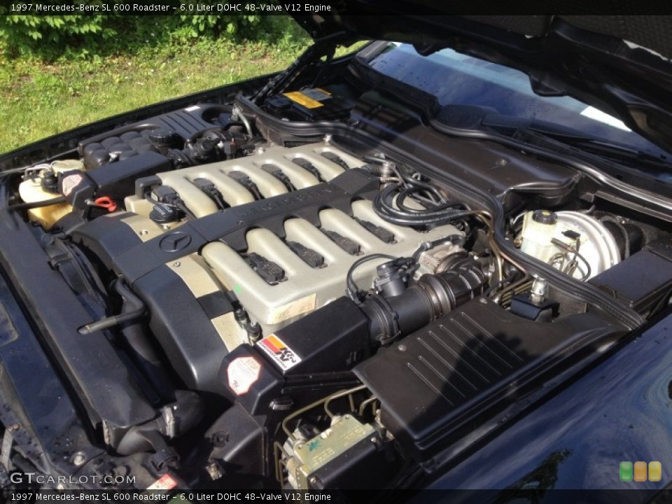 6.0 Liter DOHC 48-Valve V12 Engine for the 1997 Mercedes-Benz SL #94542135