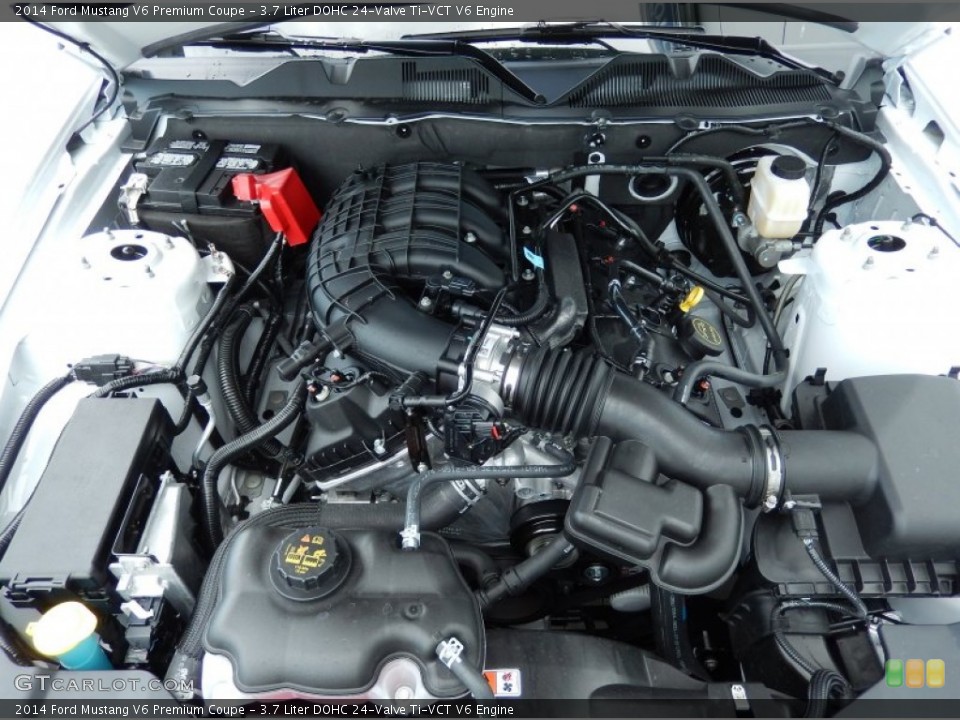 3.7 Liter DOHC 24-Valve Ti-VCT V6 Engine for the 2014 Ford Mustang #94571885