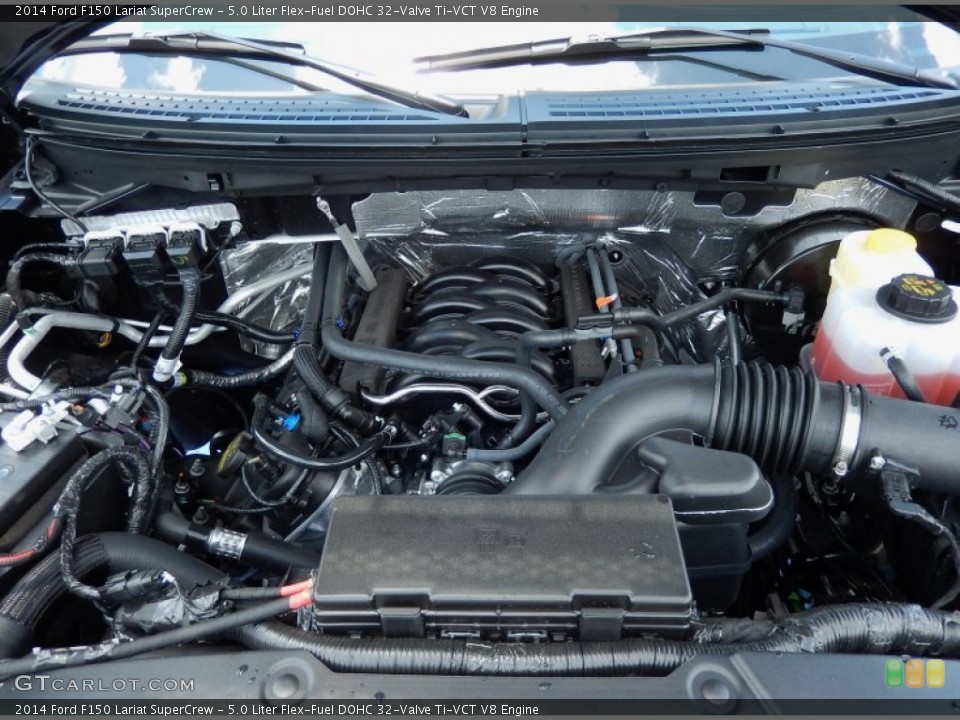 5.0 Liter Flex-Fuel DOHC 32-Valve Ti-VCT V8 Engine for the 2014 Ford F150 #94581475
