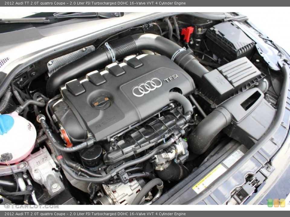 2.0 Liter FSI Turbocharged DOHC 16-Valve VVT 4 Cylinder 2012 Audi TT Engine