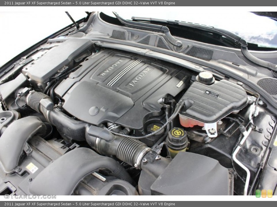 5.0 Liter Supercharged GDI DOHC 32-Valve VVT V8 Engine for the 2011 Jaguar XF #94727676