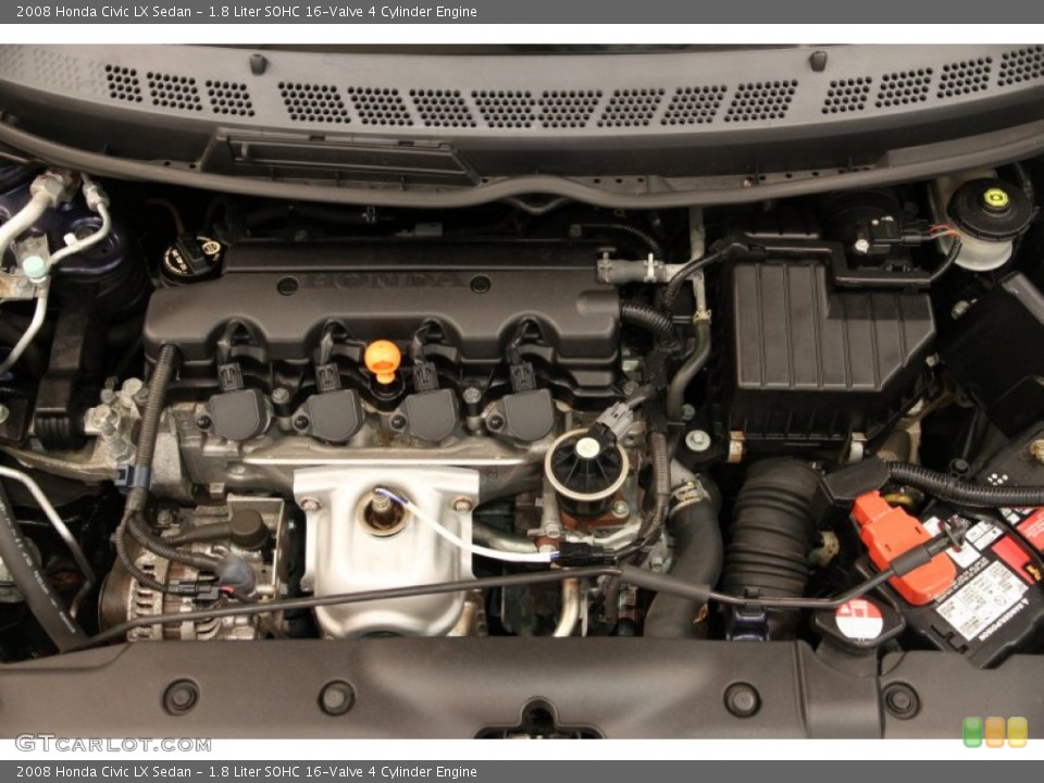 1.8 Liter SOHC 16-Valve 4 Cylinder Engine for the 2008 Honda Civic #94732362