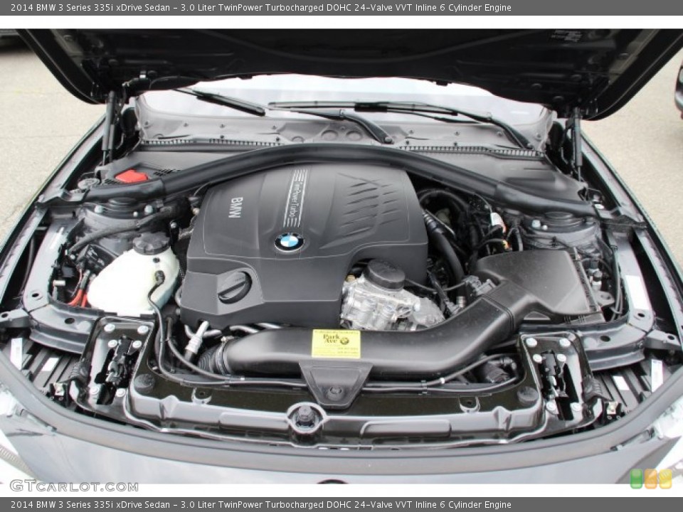 3.0 Liter TwinPower Turbocharged DOHC 24-Valve VVT Inline 6 Cylinder 2014 BMW 3 Series Engine