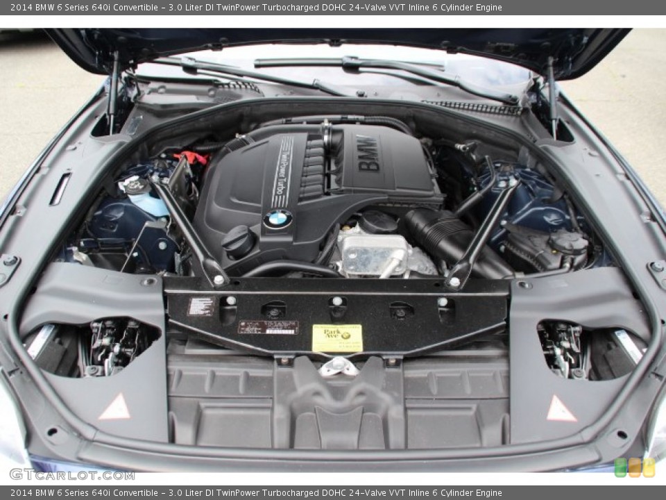 3.0 Liter DI TwinPower Turbocharged DOHC 24-Valve VVT Inline 6 Cylinder Engine for the 2014 BMW 6 Series #94740160